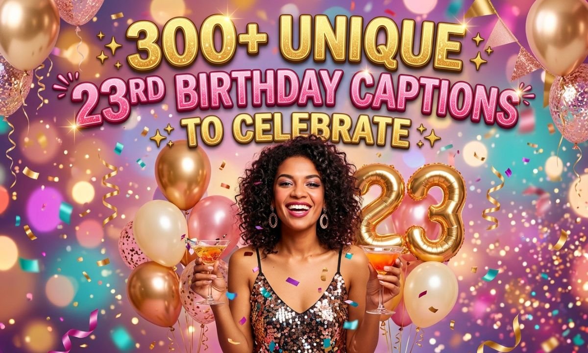 23rd Birthday Captions