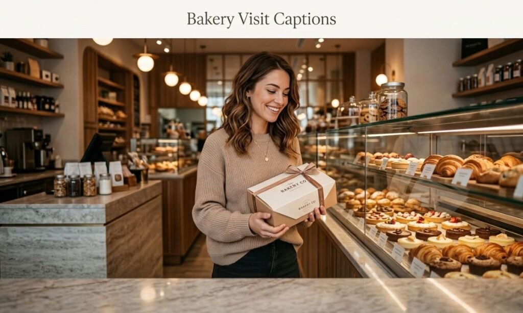 Bakery Visit Captions
