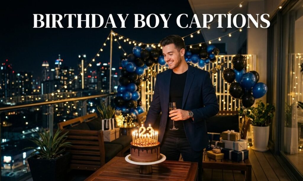 Birthday Boy Captions