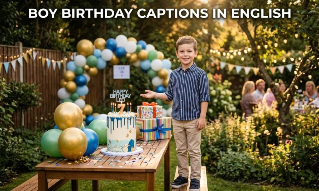 Boy Birthday Captions for Instagram