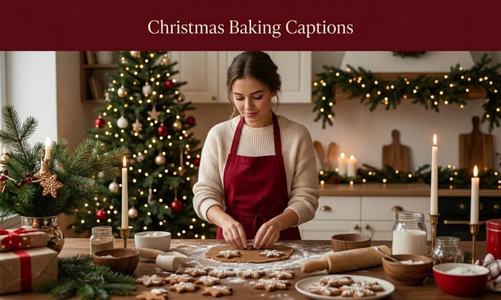 Christmas Baking Captions