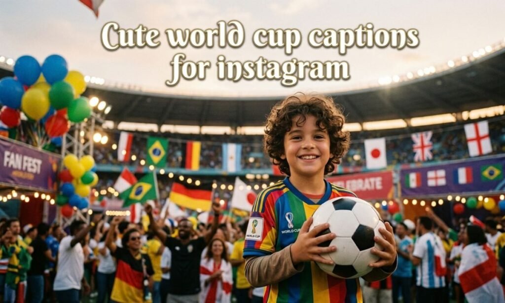 Cute World Cup Captions for Instagram