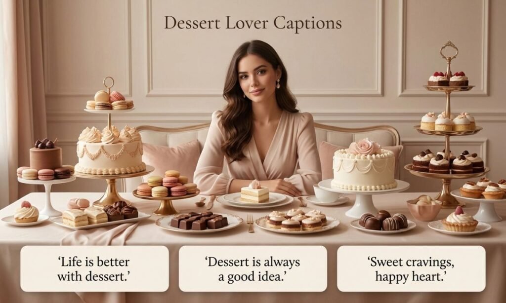Dessert Lover Captions