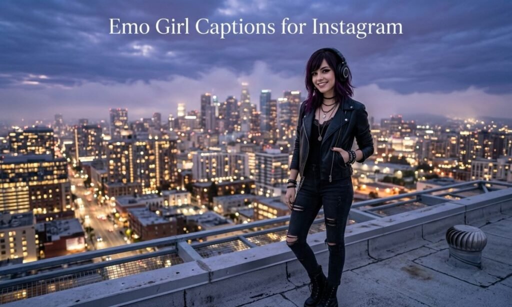 Emo Girl Captions for Instagram