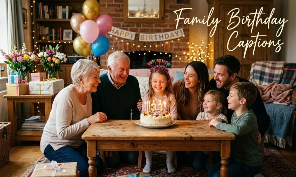 Family Birthday Captions
