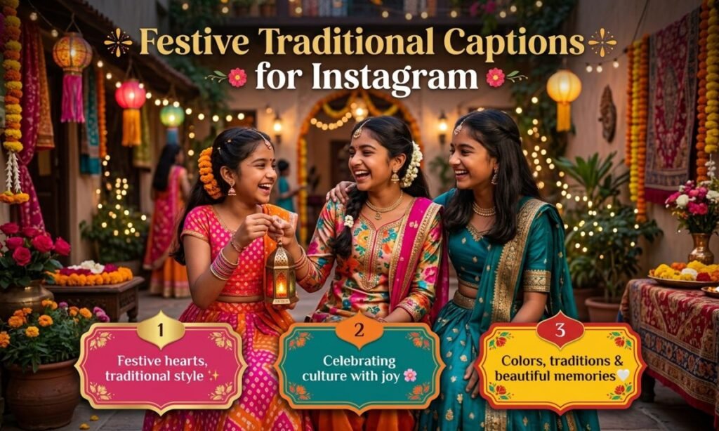 Festive Traditional Captions for Instagram