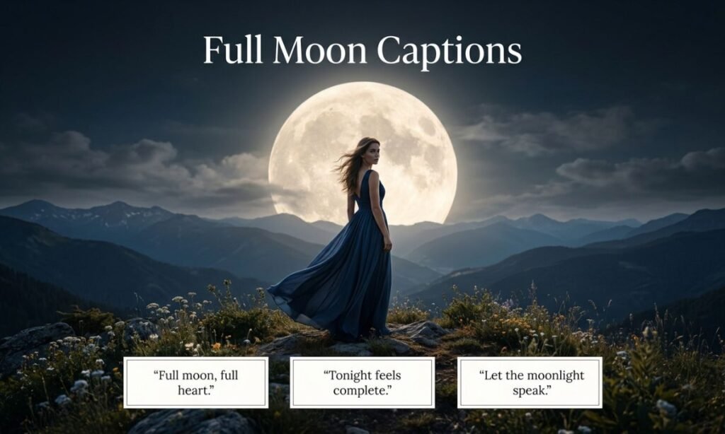 Full Moon Captions
