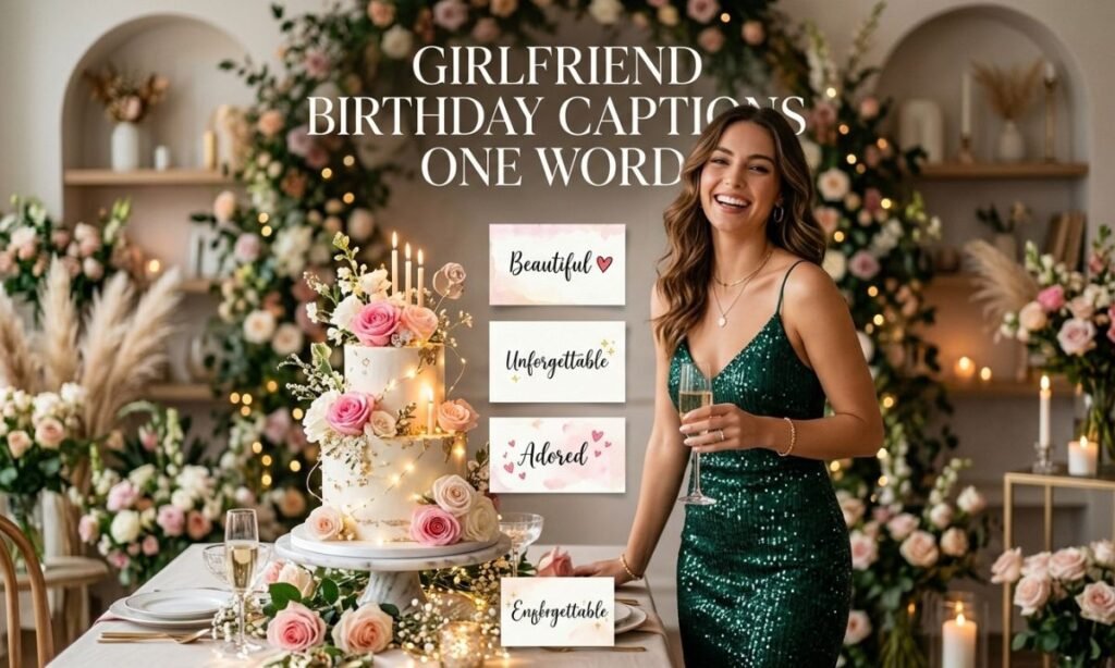 Girlfriend Birthday Captions One Word