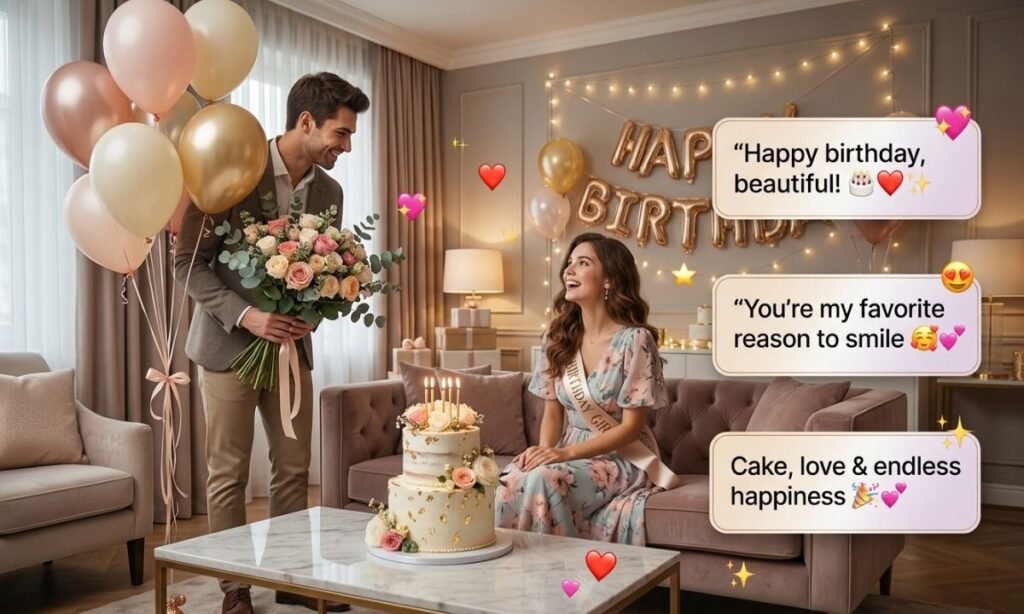 Girlfriend Birthday Captions With Emojis
