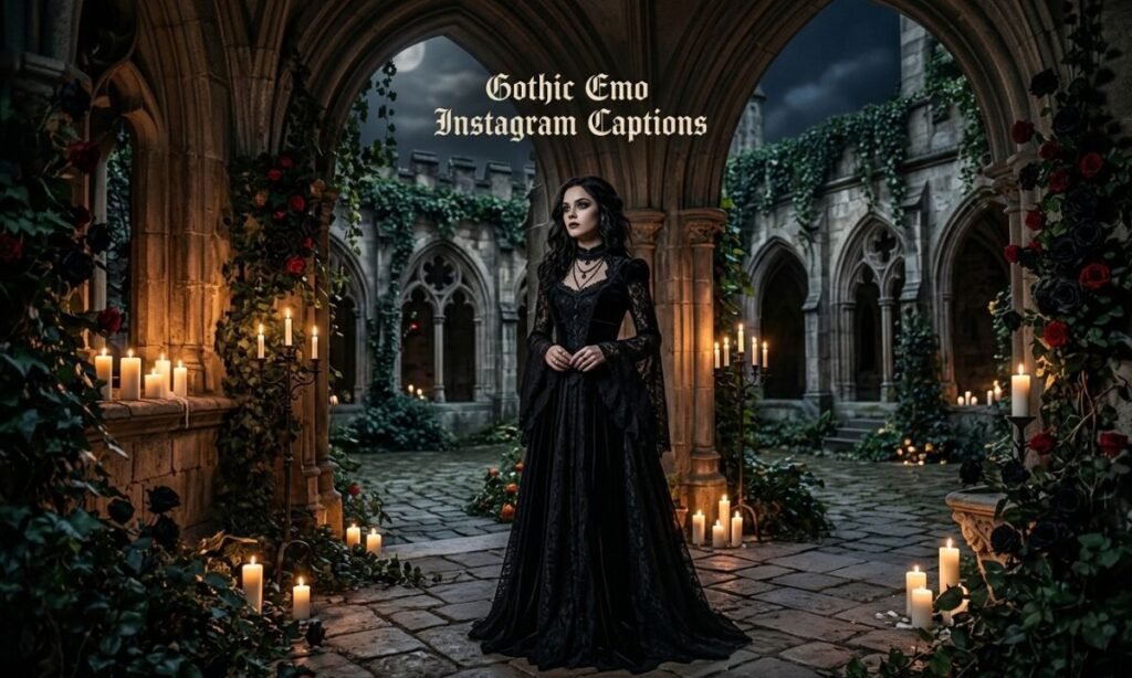 Gothic Emo Instagram Captions