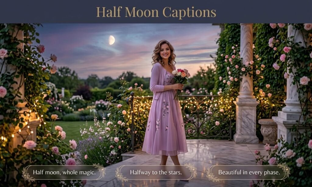 Half Moon Captions