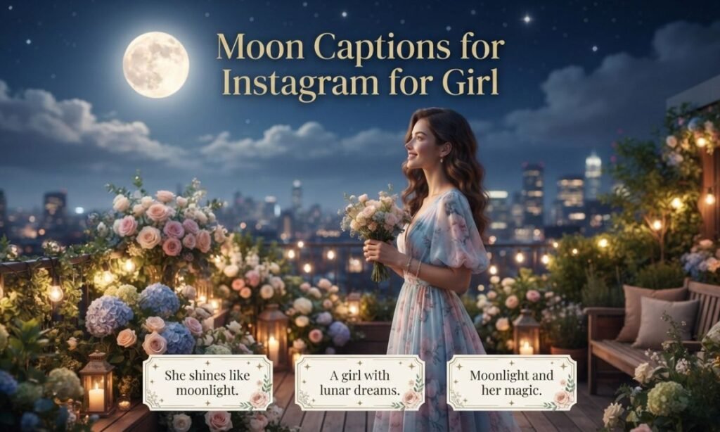 Moon Captions for Instagram for Girl