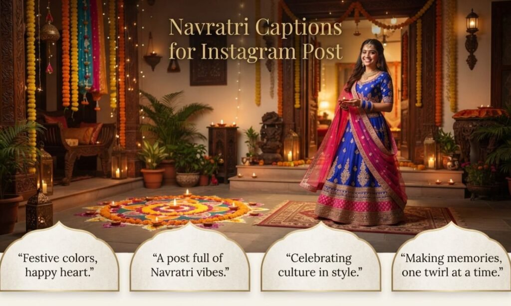 Navratri Captions for Instagram Post