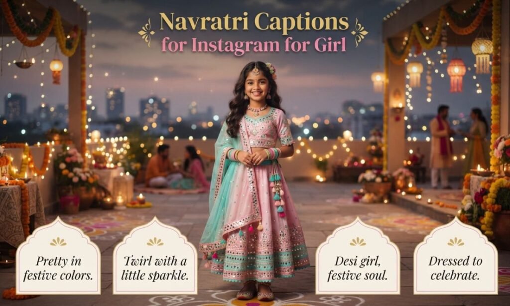 Navratri Captions for Instagram for Girl