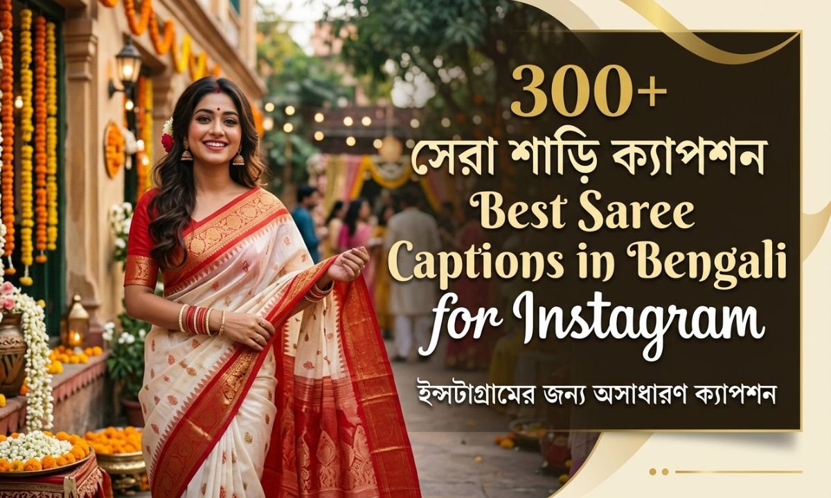 Saree Captions in Bengali