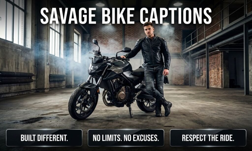Savage Bike Captions