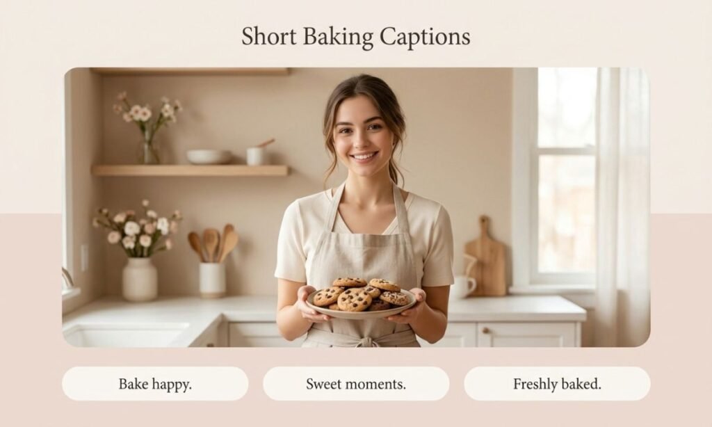 Short Baking Captions