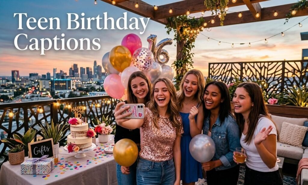 Teen Birthday Captions