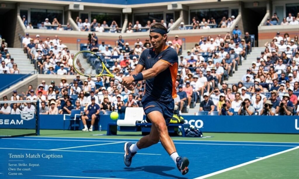 Tennis Match Captions