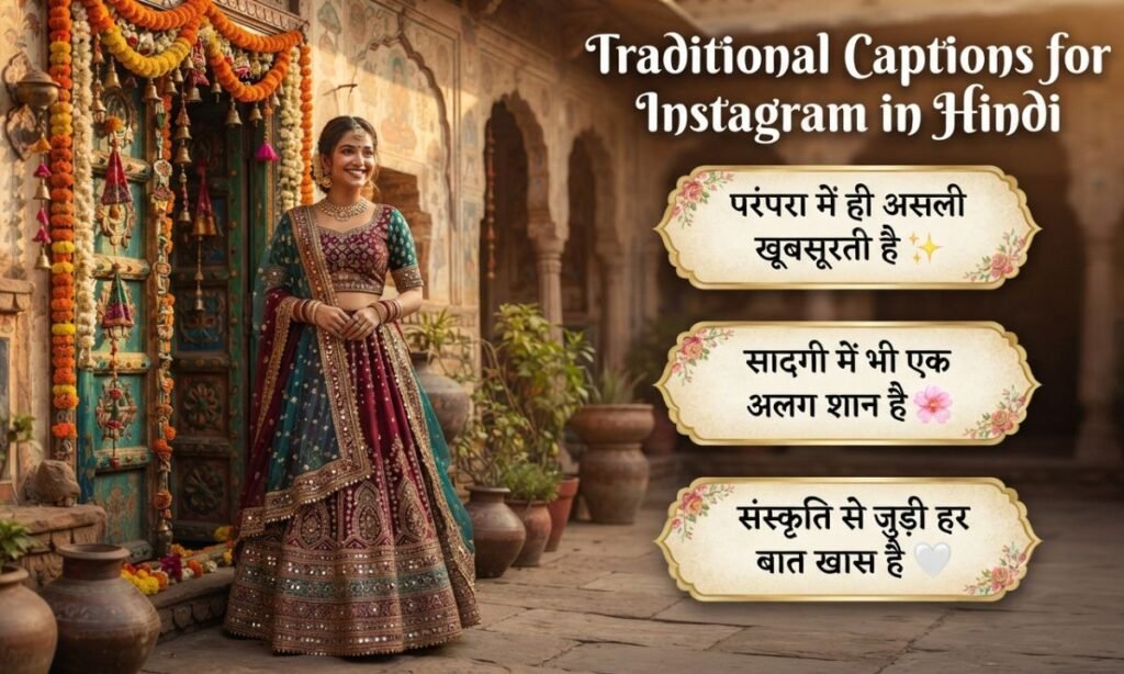 Traditional Captions for Instagram in Hindi