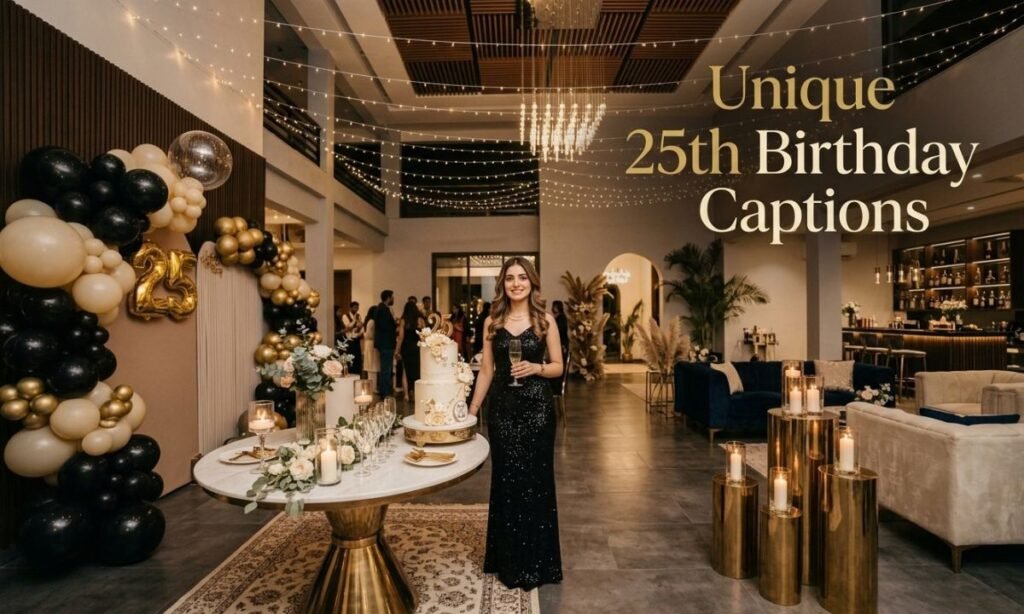 Unique 25th Birthday Captions