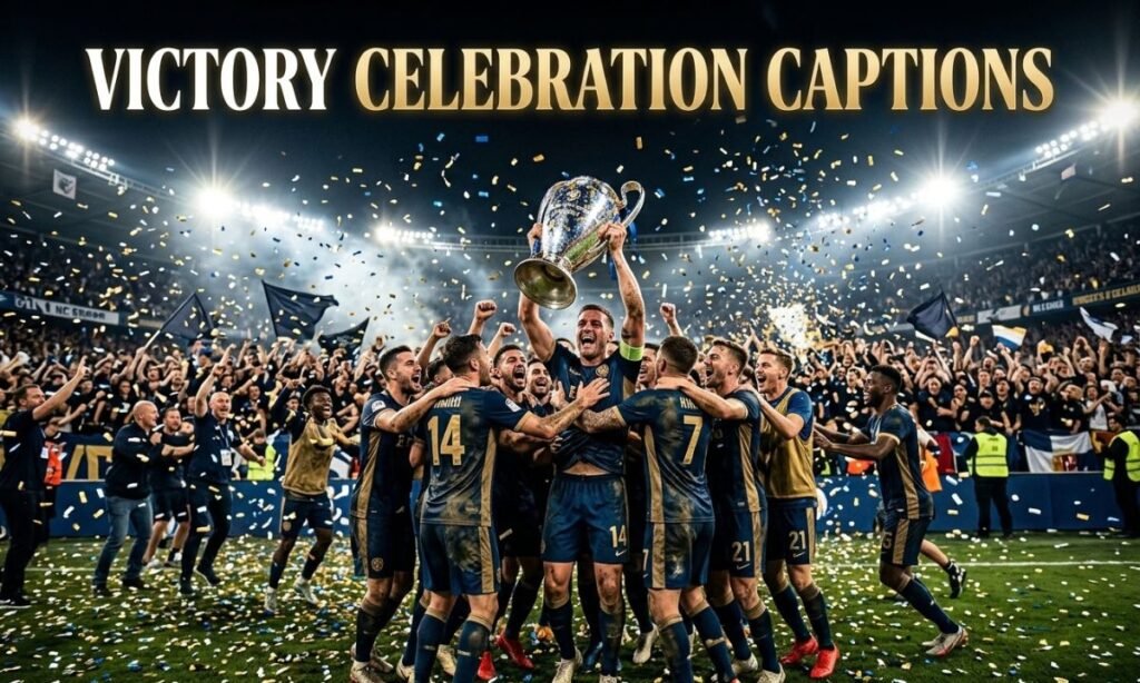 Victory Celebration Captions
