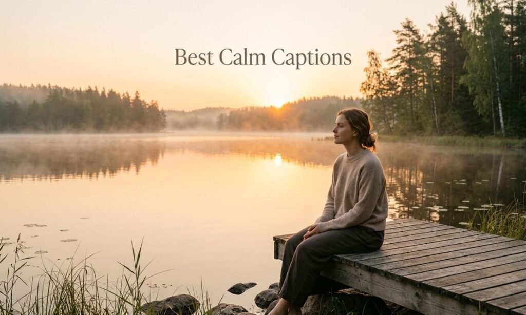 Best Calm Captions