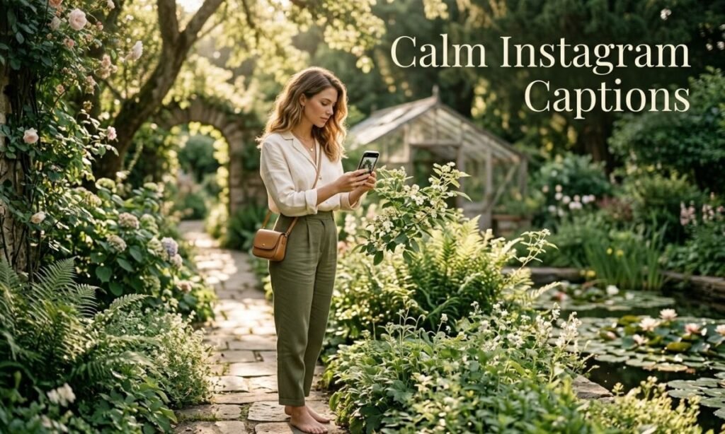 Calm Instagram Captions
