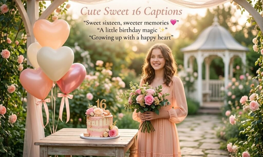 Cute Sweet 16 Captions