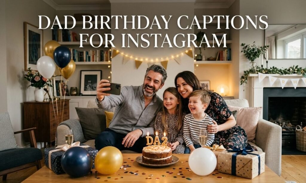 Dad Birthday Captions for Instagram