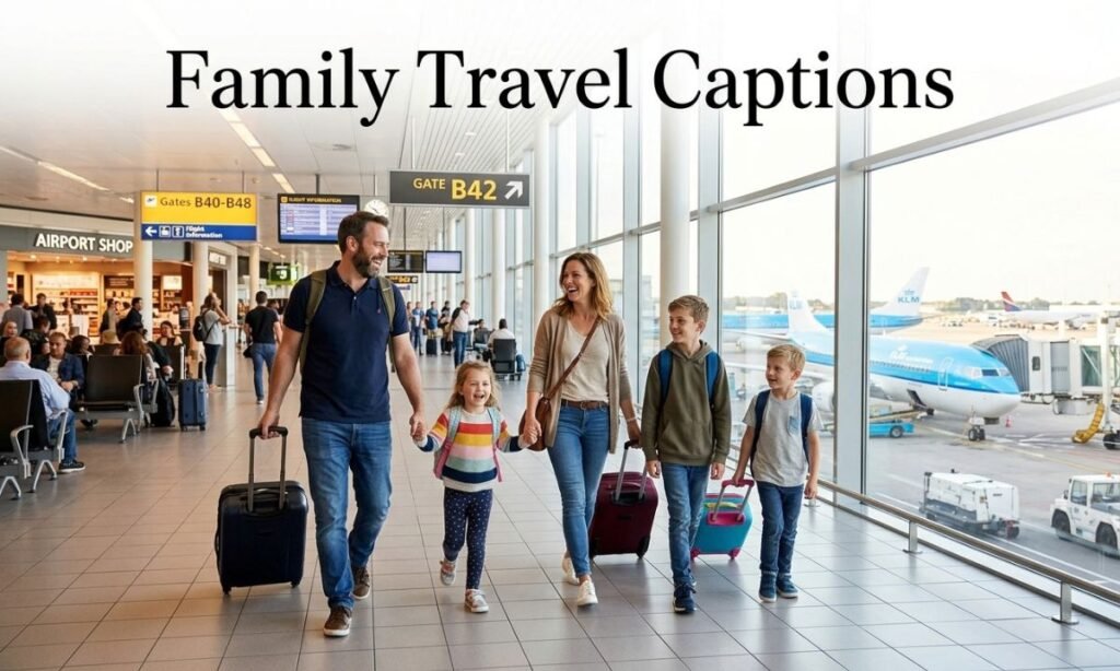 Family Travel Captions