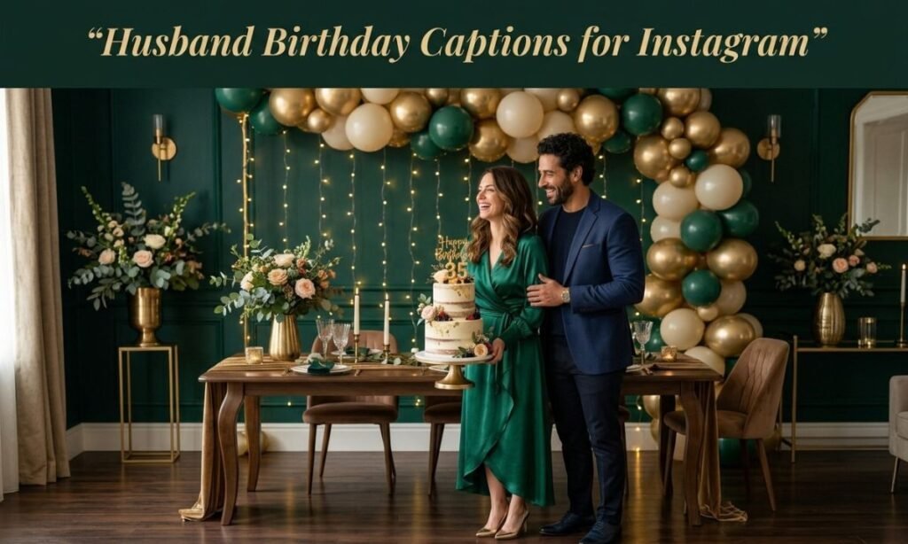 Husband Birthday Captions for Instagram
