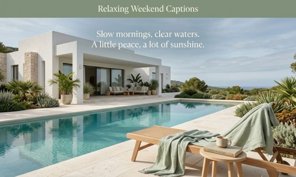 Relaxing Weekend Captions