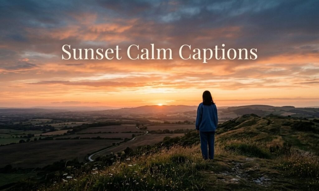 Sunset Calm Captions
